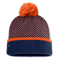 Houston Astros Fanatics Women's Fundamental Jacquard Cuffed Knit Hat with Pom Outlet