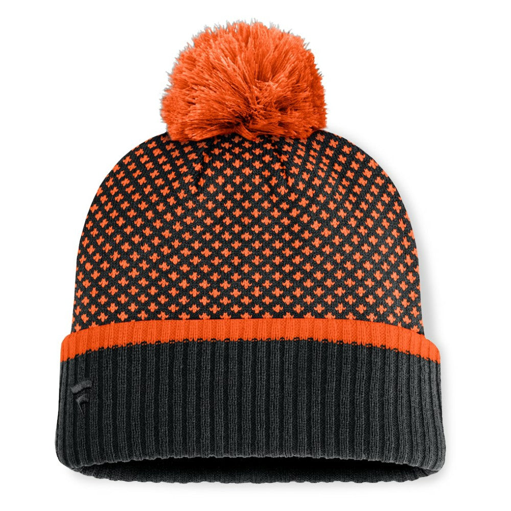 San Francisco Giants Fanatics Women's Fundamental Jacquard Cuffed Knit Hat with Pom Near Me