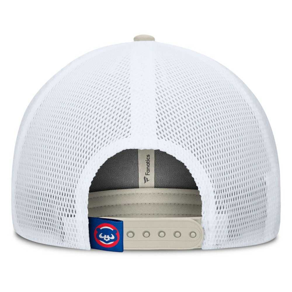 Chicago Cubs Fanatics Heritage Light Khaki A-Frame Adjustable Hat Online