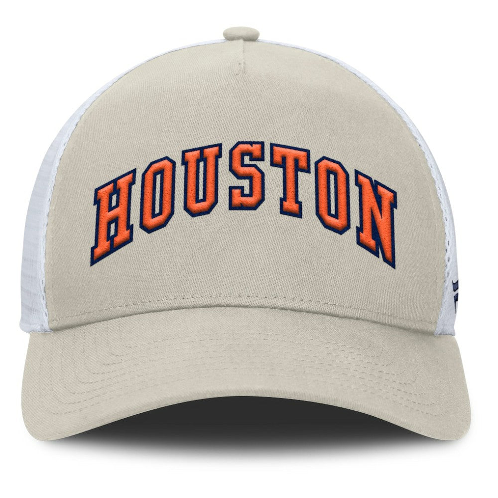 Houston Astros Fanatics Heritage Light Khaki A-Frame Adjustable Hat Outlet