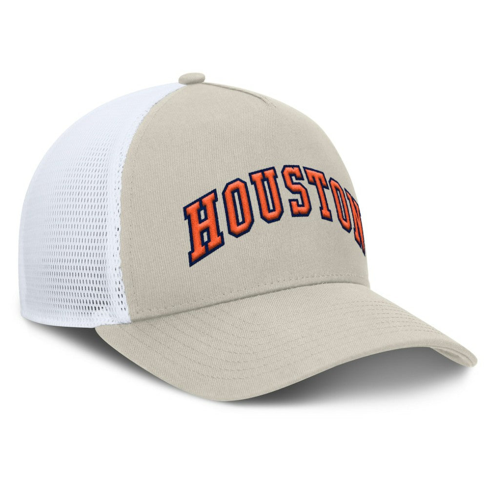 Houston Astros Fanatics Heritage Light Khaki A-Frame Adjustable Hat Outlet