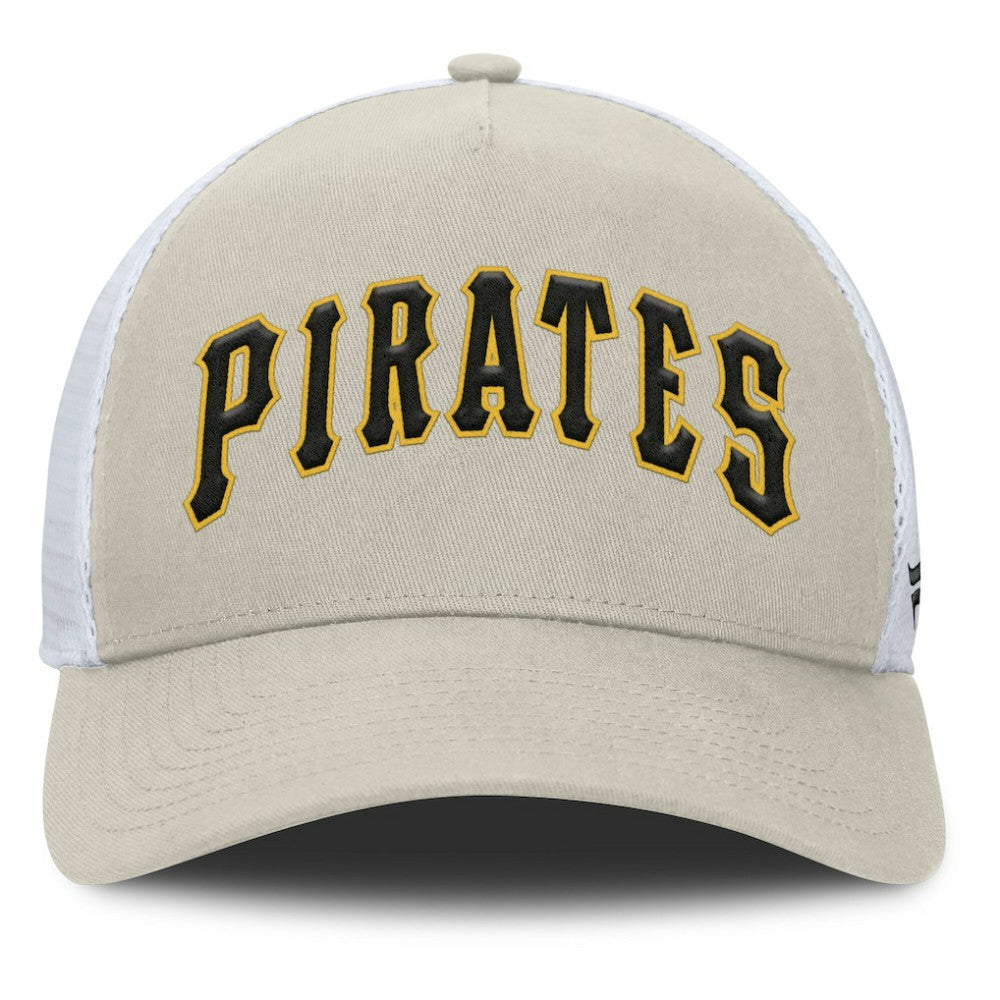 Pittsburgh Pirates Fanatics Heritage Light Khaki A-Frame Adjustable Hat Sale