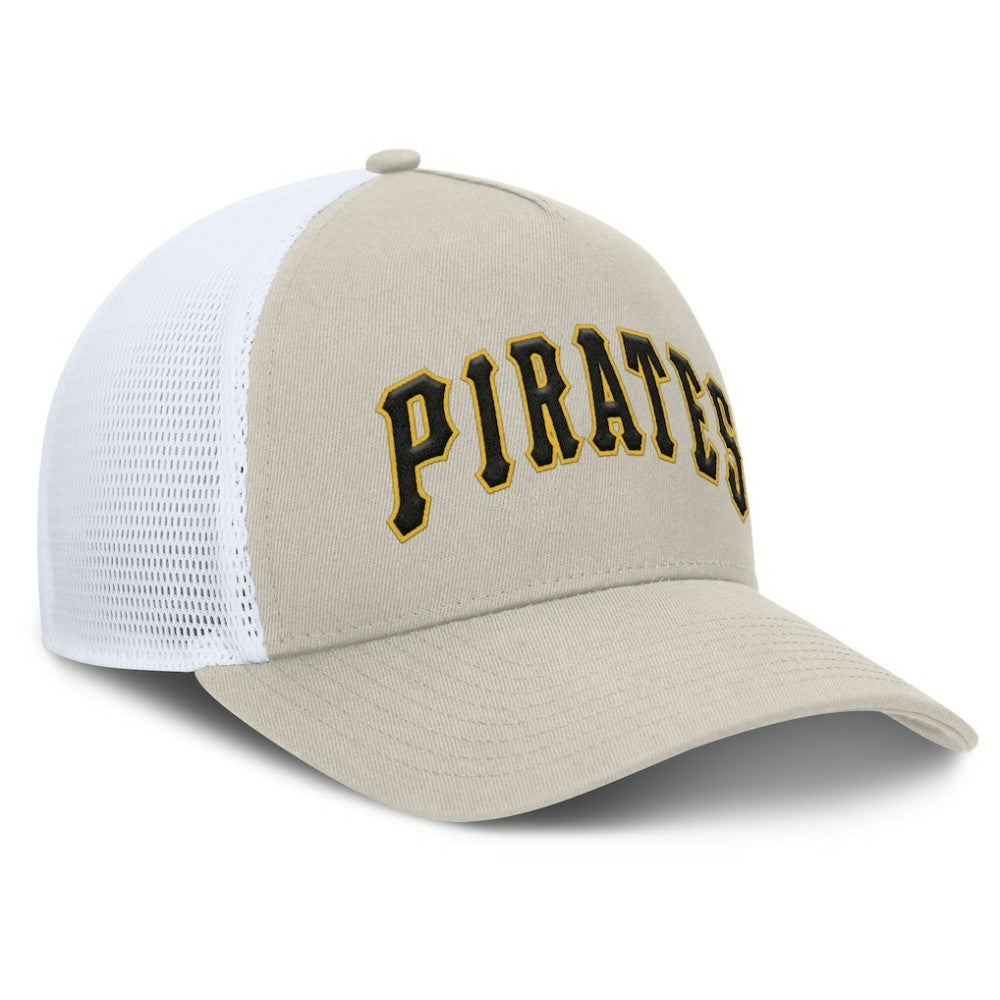 Pittsburgh Pirates Fanatics Heritage Light Khaki A-Frame Adjustable Hat Sale