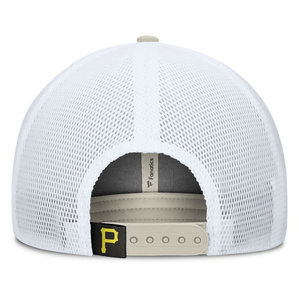 Pittsburgh Pirates Fanatics Heritage Light Khaki A-Frame Adjustable Hat Sale