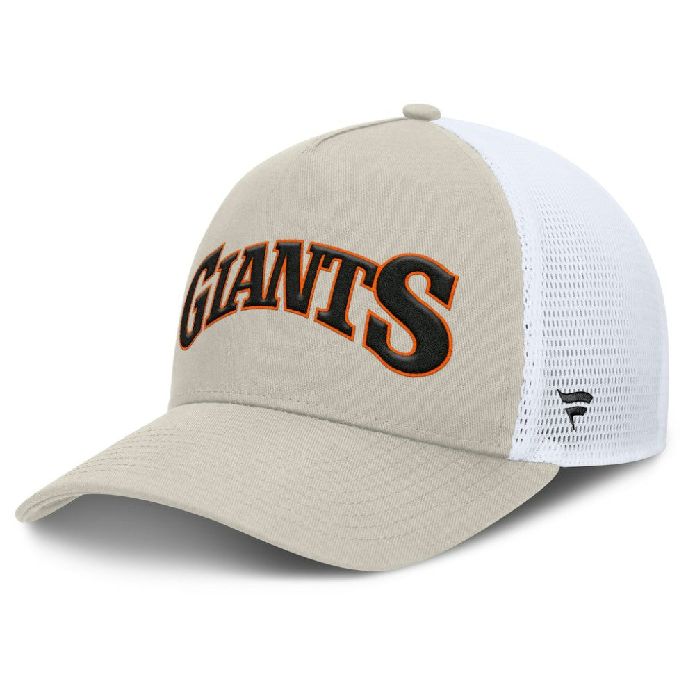 San Francisco Giants Fanatics Heritage Light Khaki A-Frame Adjustable Hat Sale