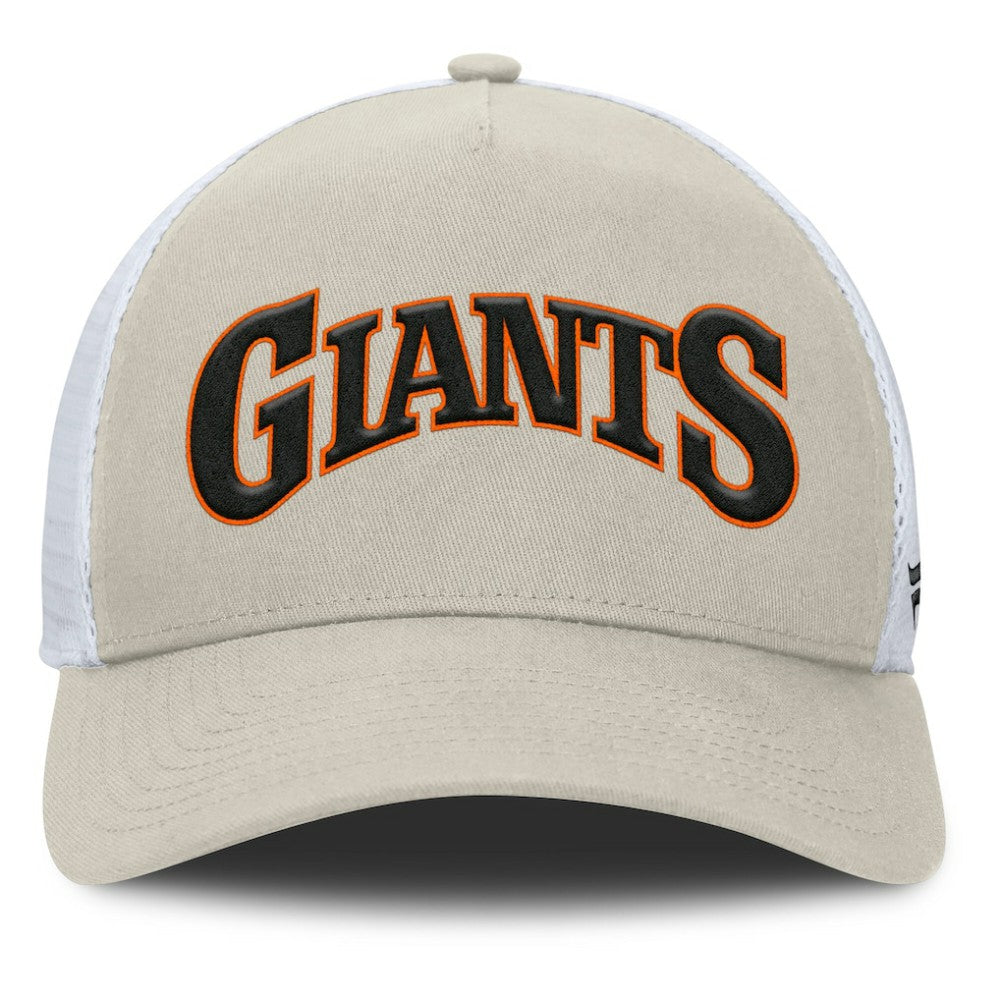 San Francisco Giants Fanatics Heritage Light Khaki A-Frame Adjustable Hat Sale