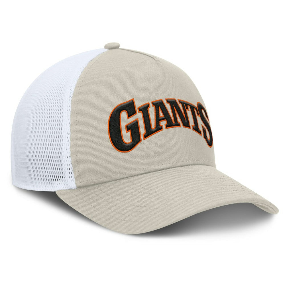 San Francisco Giants Fanatics Heritage Light Khaki A-Frame Adjustable Hat Sale
