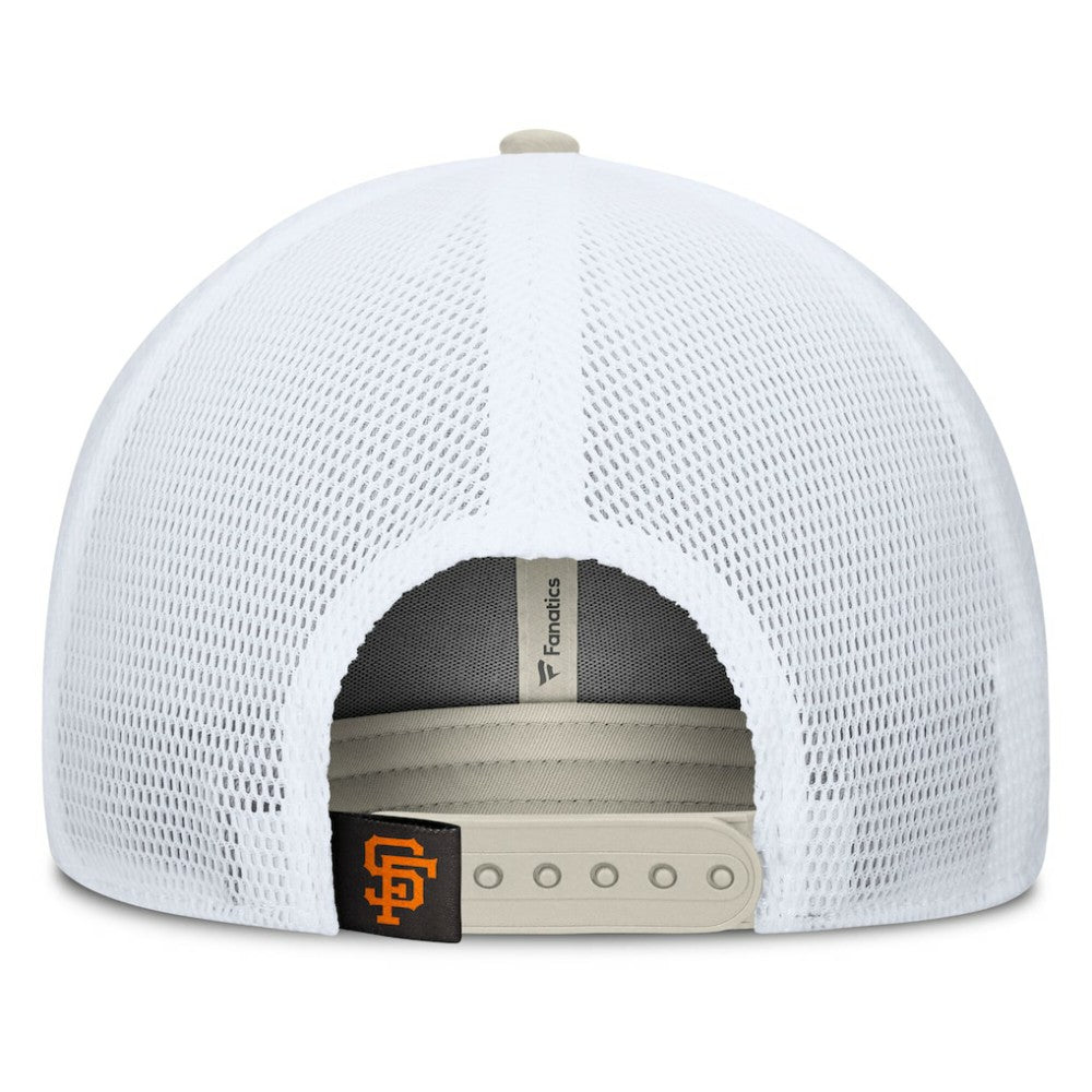 San Francisco Giants Fanatics Heritage Light Khaki A-Frame Adjustable Hat Sale