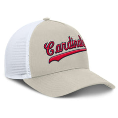 St. Louis Cardinals Fanatics Heritage Light Khaki A-Frame Adjustable Hat for sale