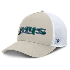 Tampa Bay Rays Fanatics Heritage Light Khaki A-Frame Adjustable Hat Discount