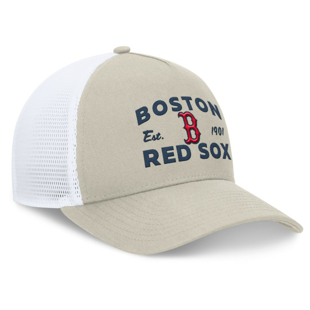 Boston Red Sox Fanatics A-Frame Trucker Adjustable Hat Discount