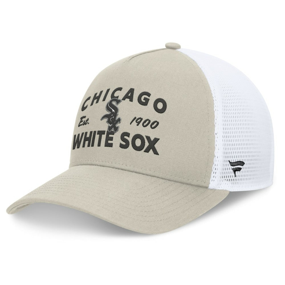 Chicago White Sox Fanatics A-Frame Trucker Adjustable Hat Outlet