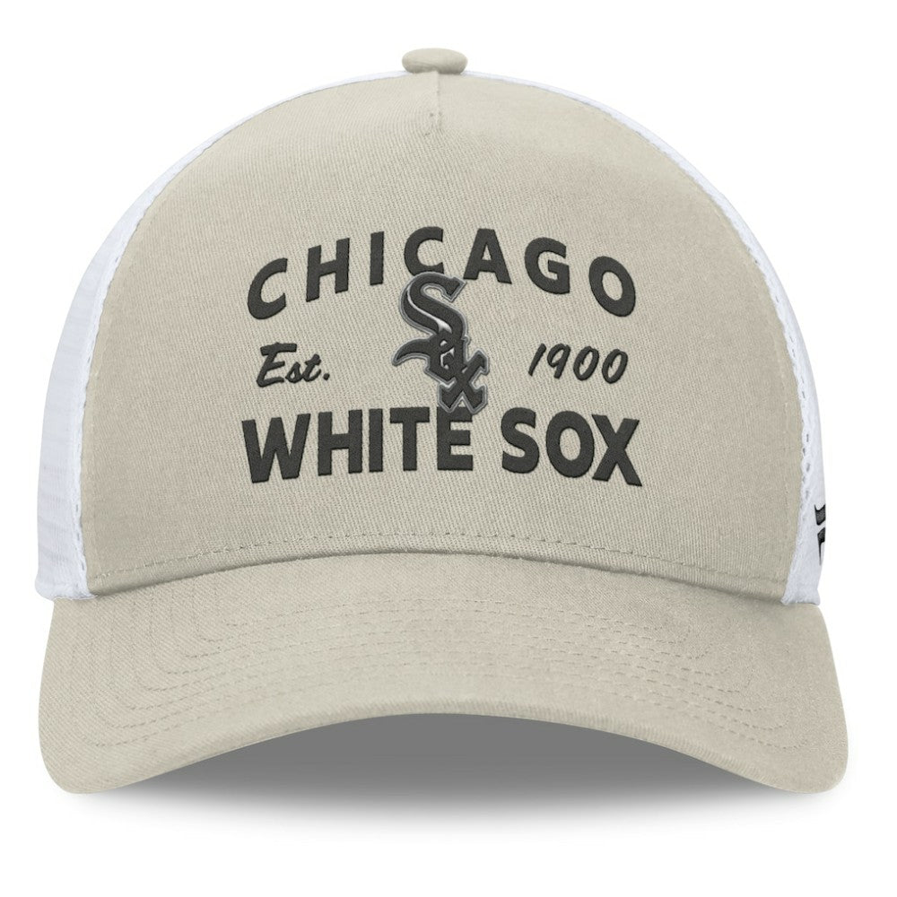 Chicago White Sox Fanatics A-Frame Trucker Adjustable Hat Outlet
