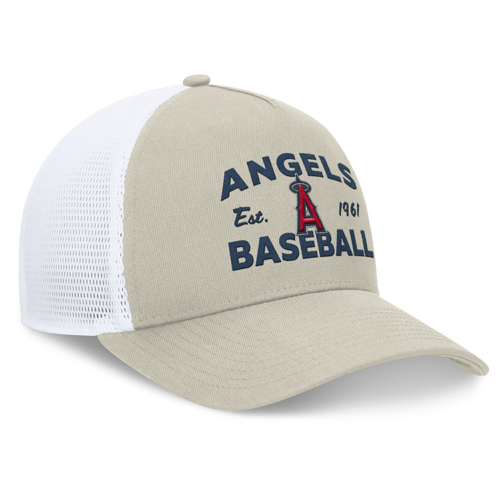Los Angeles Angels Fanatics A-Frame Trucker Adjustable Hat Sale