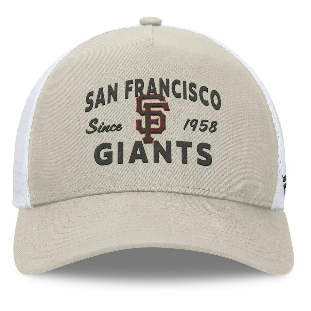 San Francisco Giants Fanatics A-Frame Trucker Adjustable Hat Sale