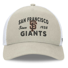 San Francisco Giants Fanatics A-Frame Trucker Adjustable Hat Sale