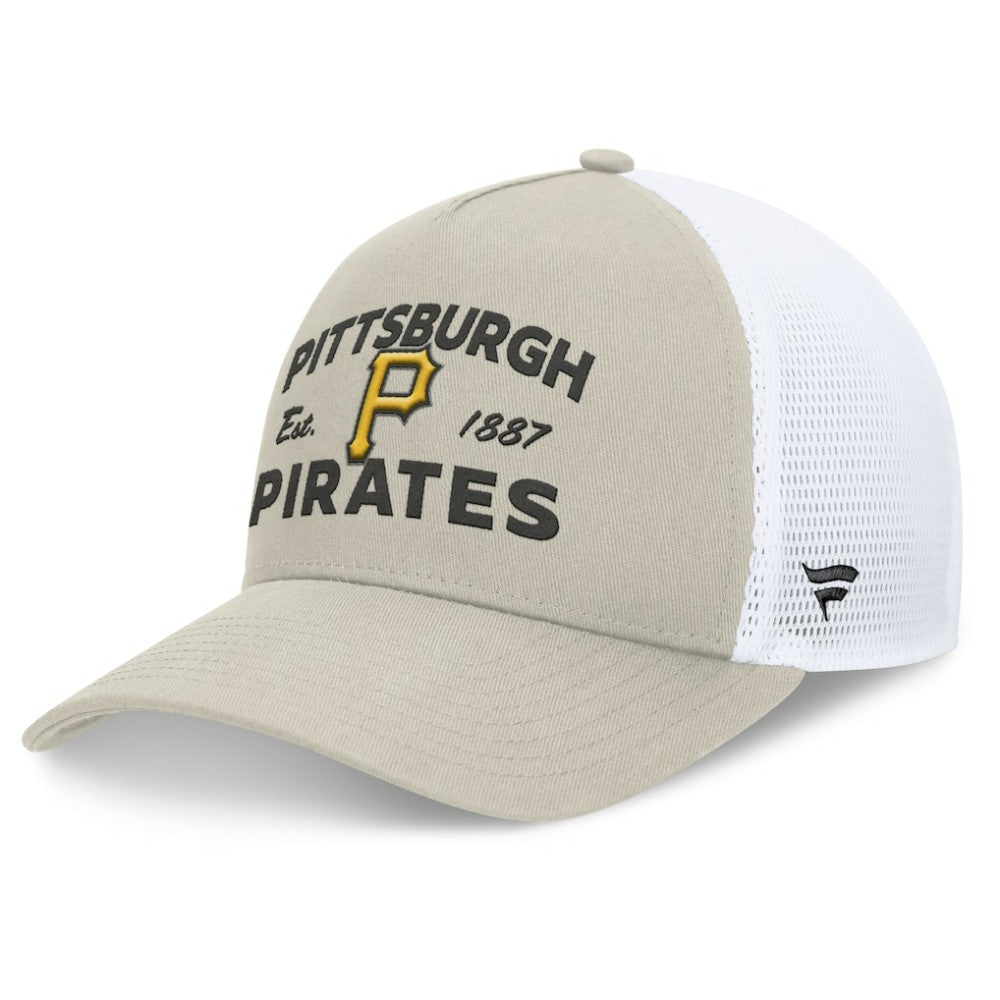Pittsburgh Pirates Fanatics A-Frame Trucker Adjustable Hat Sale