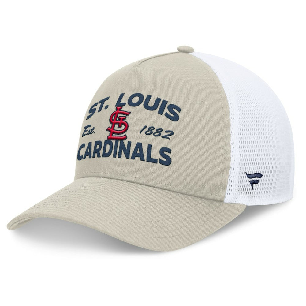 St. Louis Cardinals Fanatics A-Frame Trucker Adjustable Hat Near Me