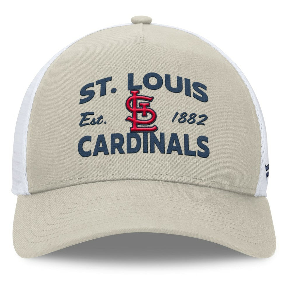 St. Louis Cardinals Fanatics A-Frame Trucker Adjustable Hat Near Me