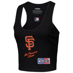 San Francisco Giants Pro Standard Women's Fast Lane Fitted Tri-Blend Cropped Tank Top for sale