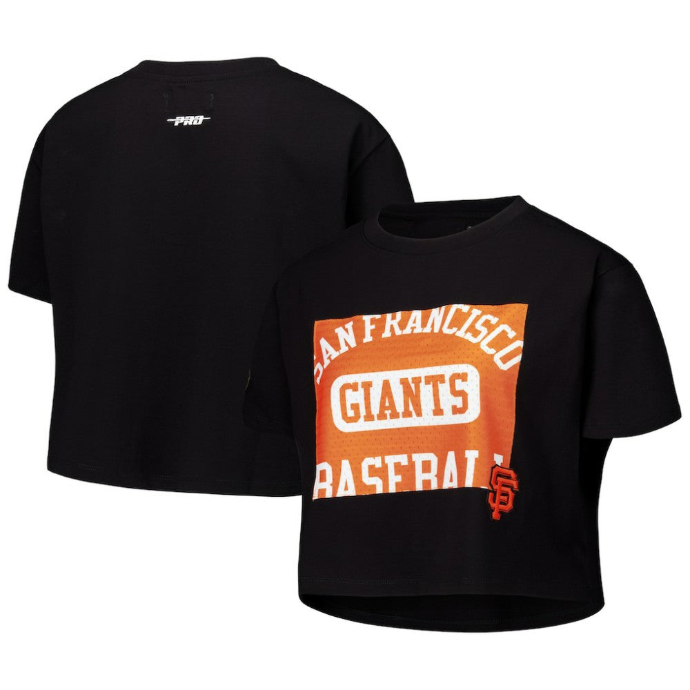 San Francisco Giants Pro Standard Women's Made To Play Boxy Cropped T-Shirt Sale
