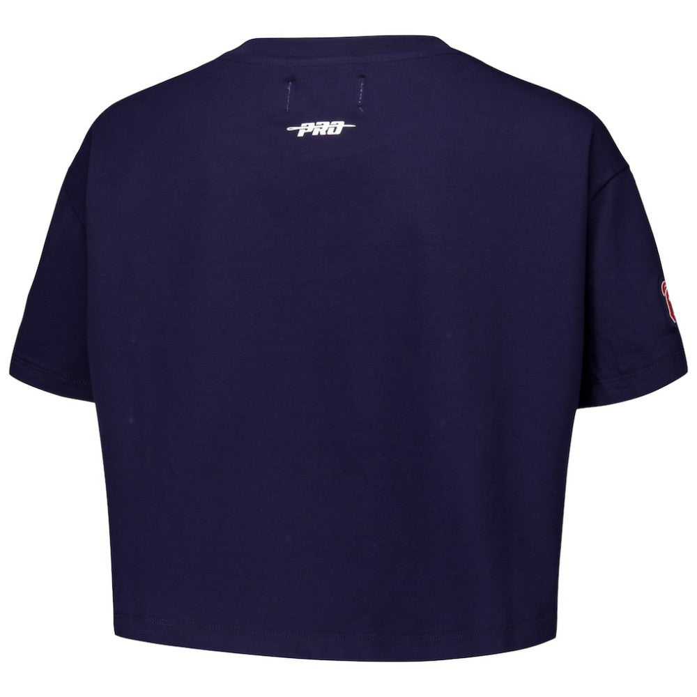 Atlanta Braves Pro Standard Women's Made To Play Boxy Cropped T-Shirt Near Me