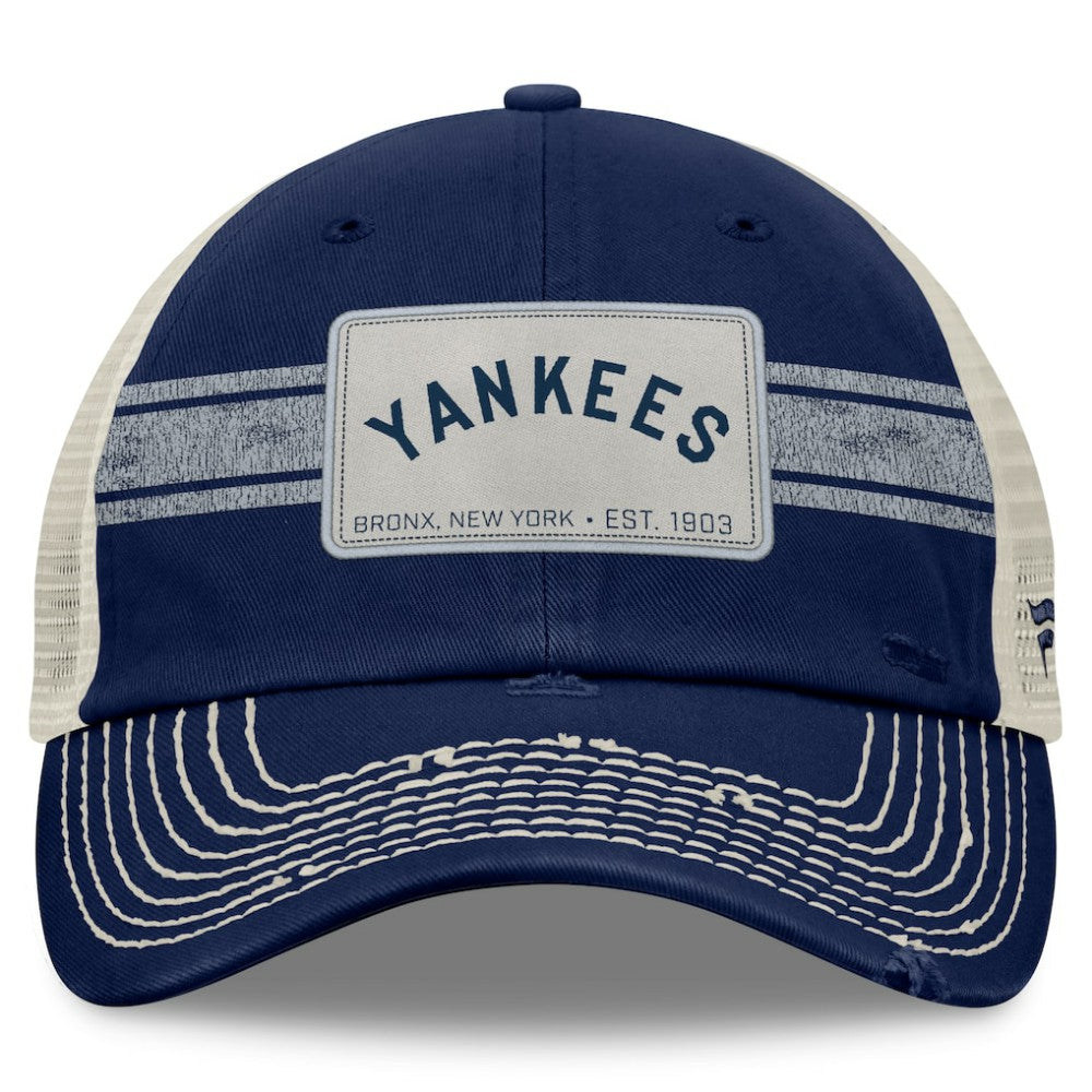 New York Yankees Fanatics  Heritage Stripe Trucker Adjustable Hat Sale