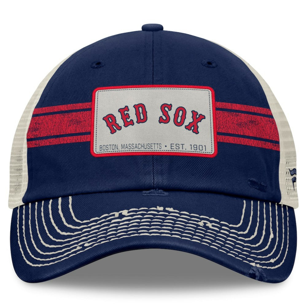 Boston Red Sox Fanatics  Heritage Stripe Trucker Adjustable Hat Sale