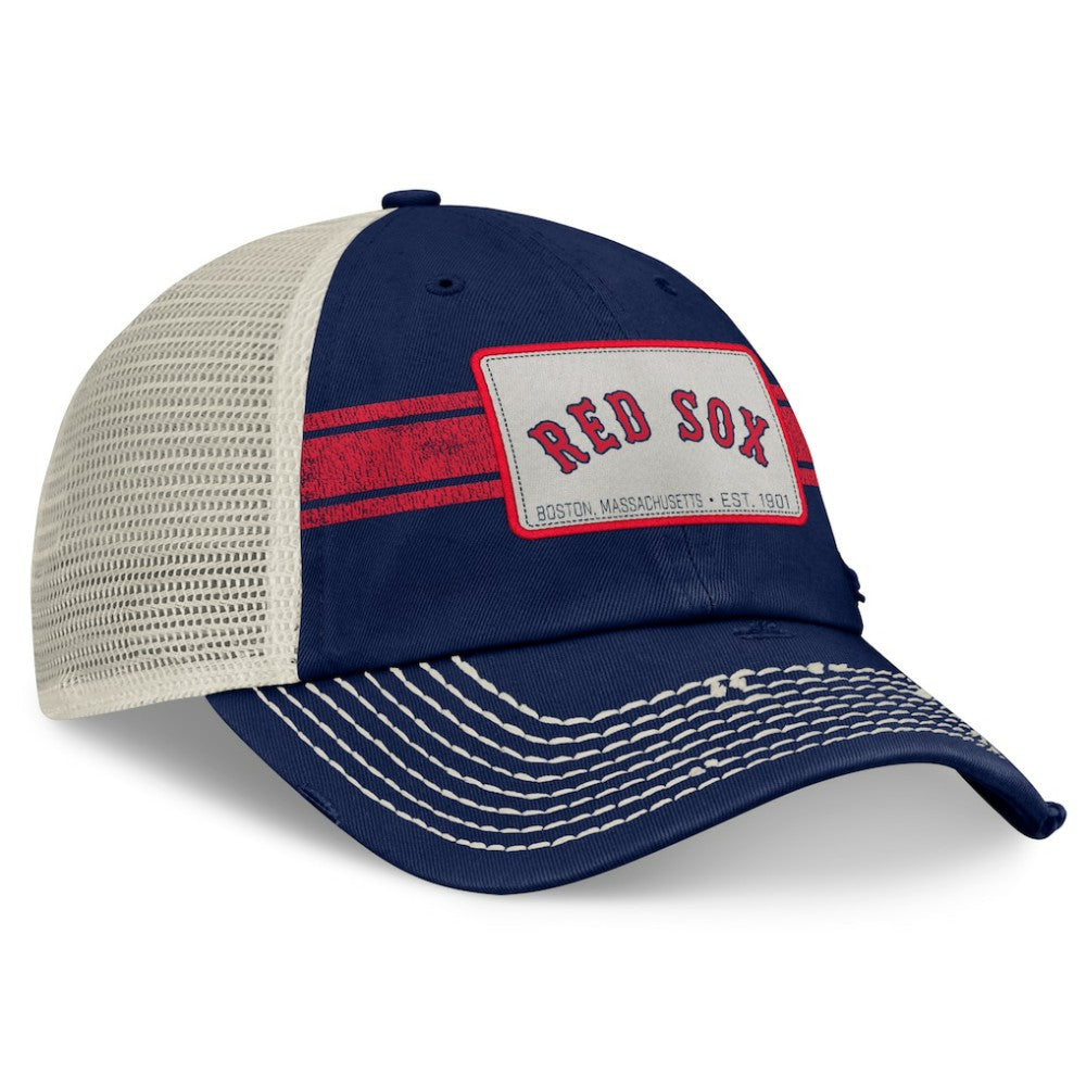 Boston Red Sox Fanatics  Heritage Stripe Trucker Adjustable Hat Sale