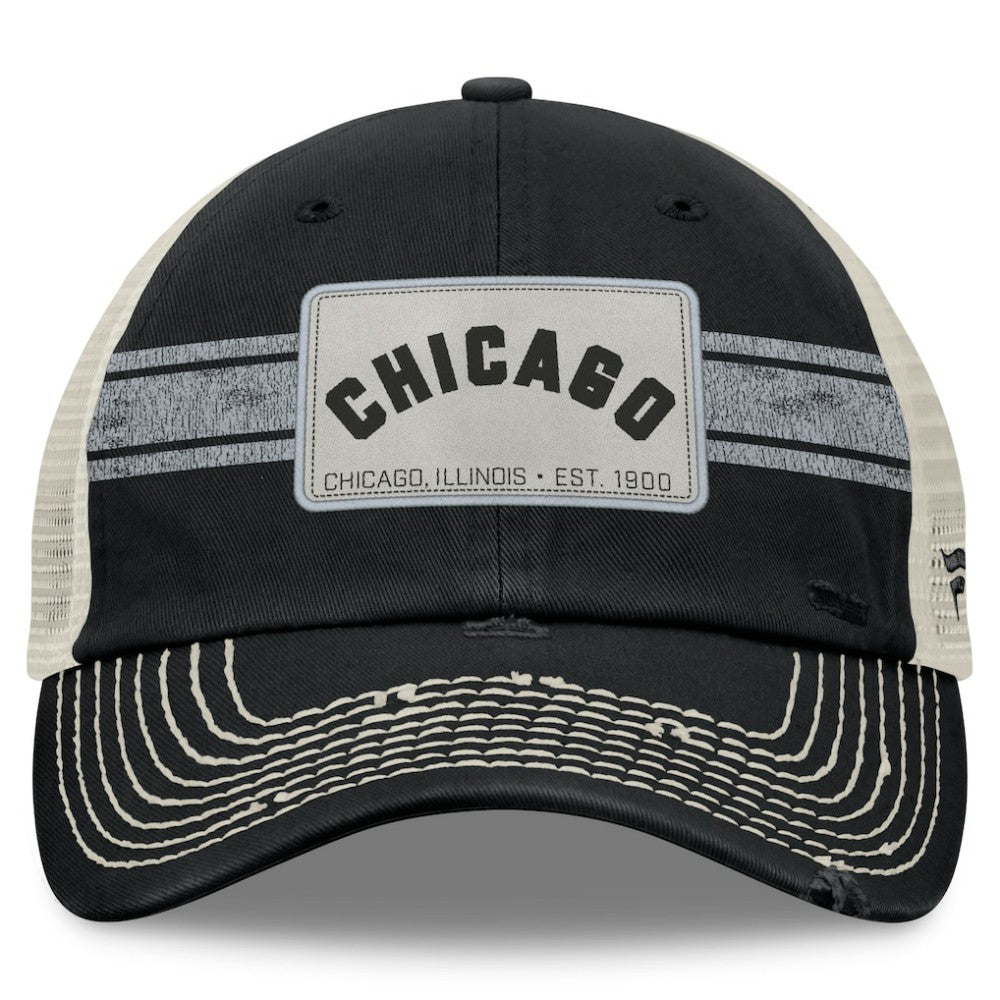 Chicago White Sox Fanatics  Heritage Stripe Trucker Adjustable Hat Outlet