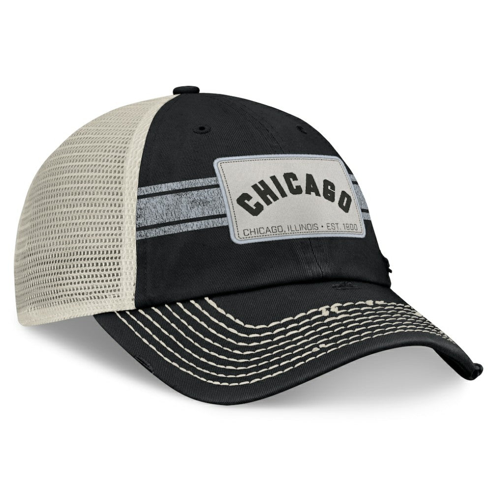 Chicago White Sox Fanatics  Heritage Stripe Trucker Adjustable Hat Outlet
