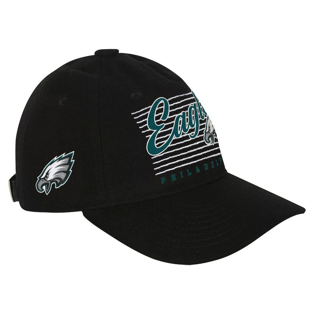 Philadelphia Eagles Youth Retro Wooly Adjustable Hat - Black - NFL