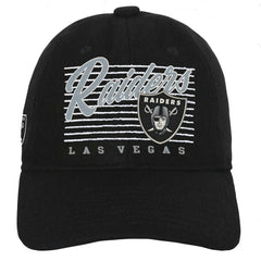 Las Vegas Raiders Youth Retro Wooly Adjustable Hat - Black - NFL
