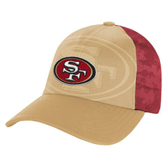 San Francisco 49ers Youth Combine Two-Tone Adjustable Hat - Gold/Scarlet - NFL
