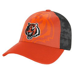 Cincinnati Bengals Youth Combine Two-Tone Adjustable Hat - Orange/Black - NFL