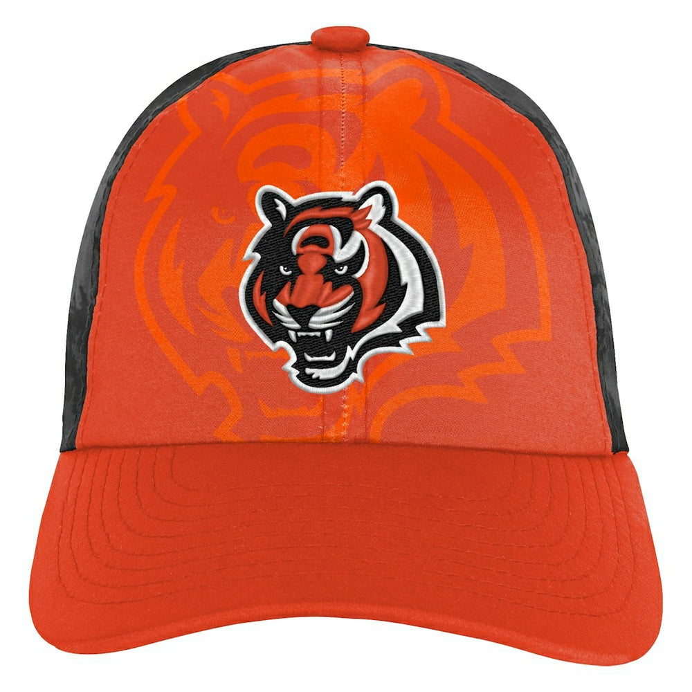 Cincinnati Bengals Youth Combine Two-Tone Adjustable Hat - Orange/Black - NFL