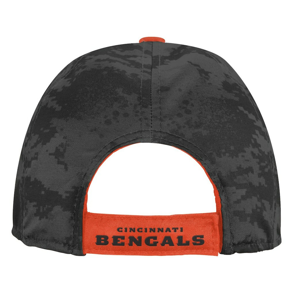 Cincinnati Bengals Youth Combine Two-Tone Adjustable Hat - Orange/Black - NFL