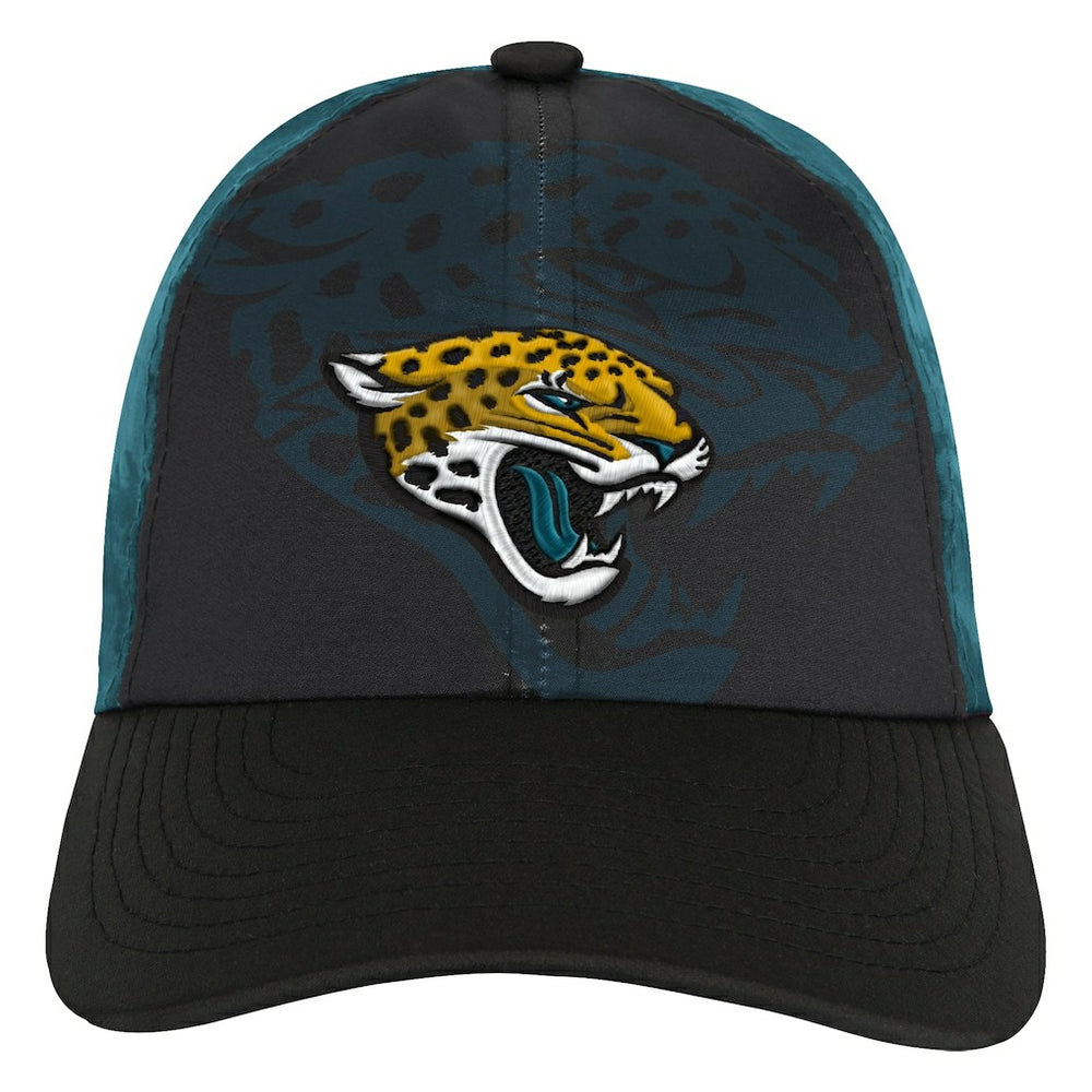 Jacksonville Jaguars Youth Combine Two-Tone Adjustable Hat - Black/Teal - NFL