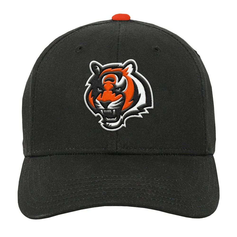 Cincinnati Bengals Youth Team Pre-Curved Adjustable Hat - Black - NFL