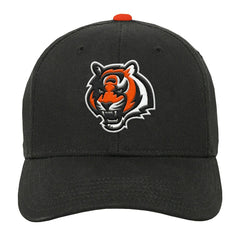 Cincinnati Bengals Youth Team Pre-Curved Adjustable Hat - Black - NFL