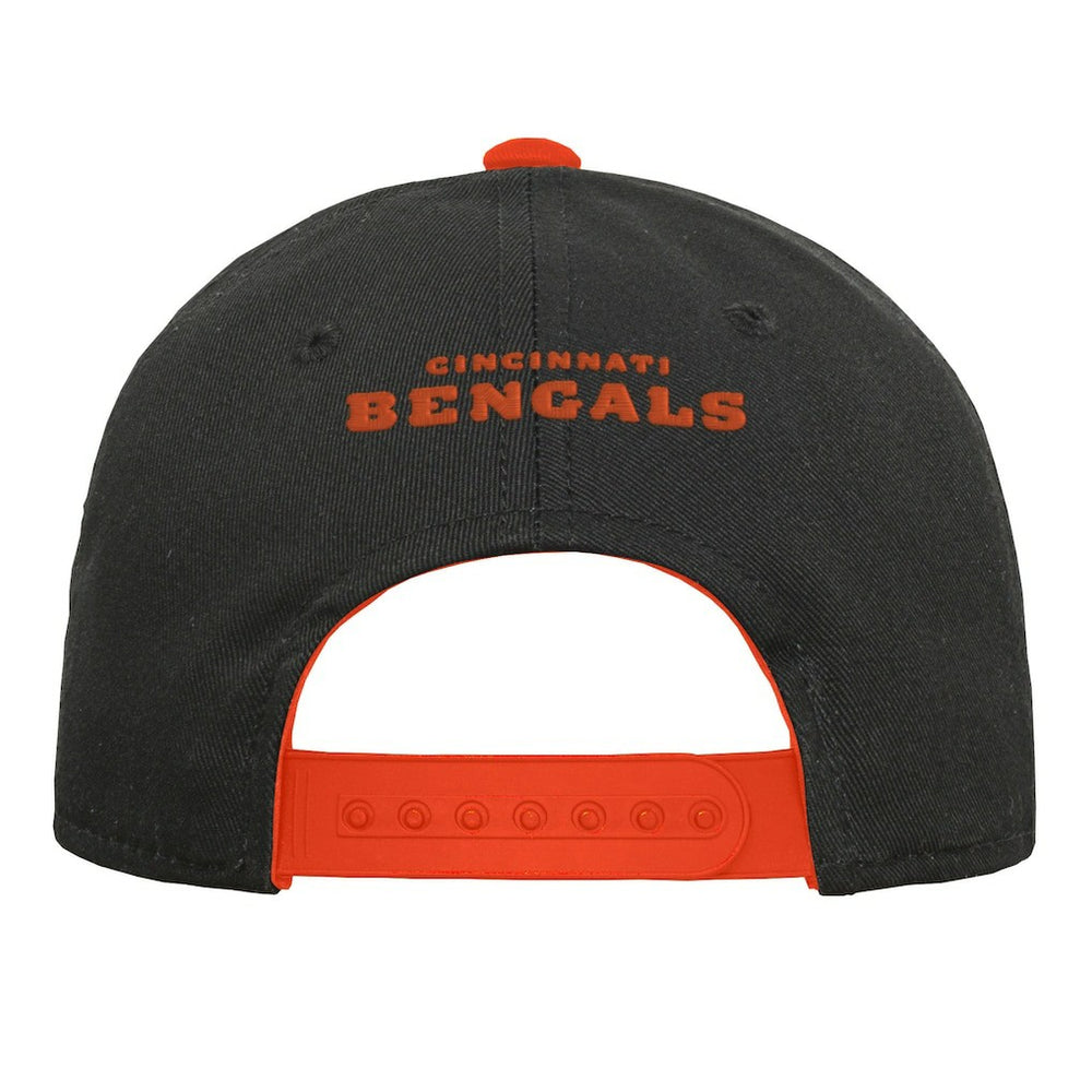 Cincinnati Bengals Youth Team Pre-Curved Adjustable Hat - Black - NFL