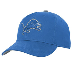 Detroit Lions Youth Team Pre-Curved Adjustable Hat - Blue - NFL