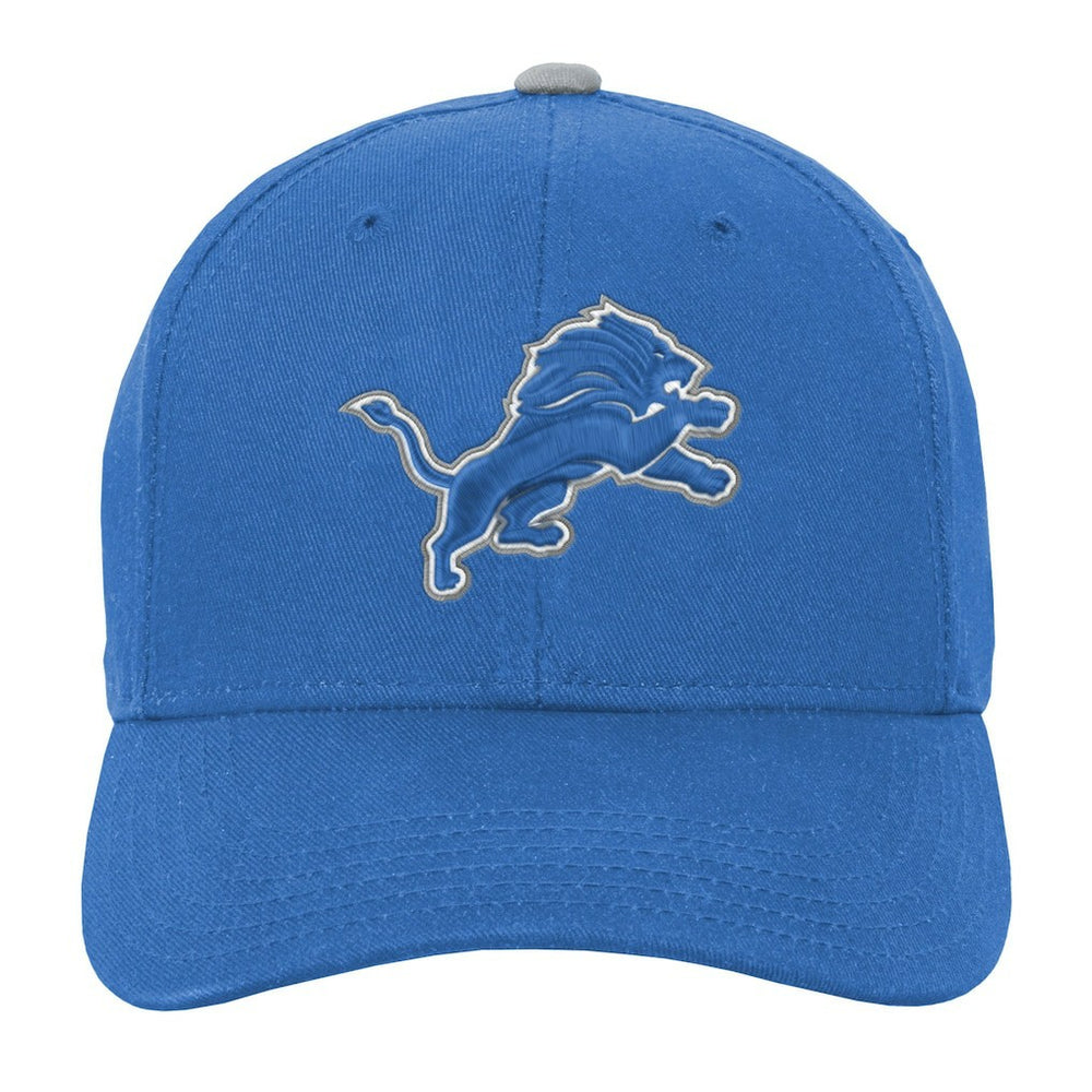 Detroit Lions Youth Team Pre-Curved Adjustable Hat - Blue - NFL