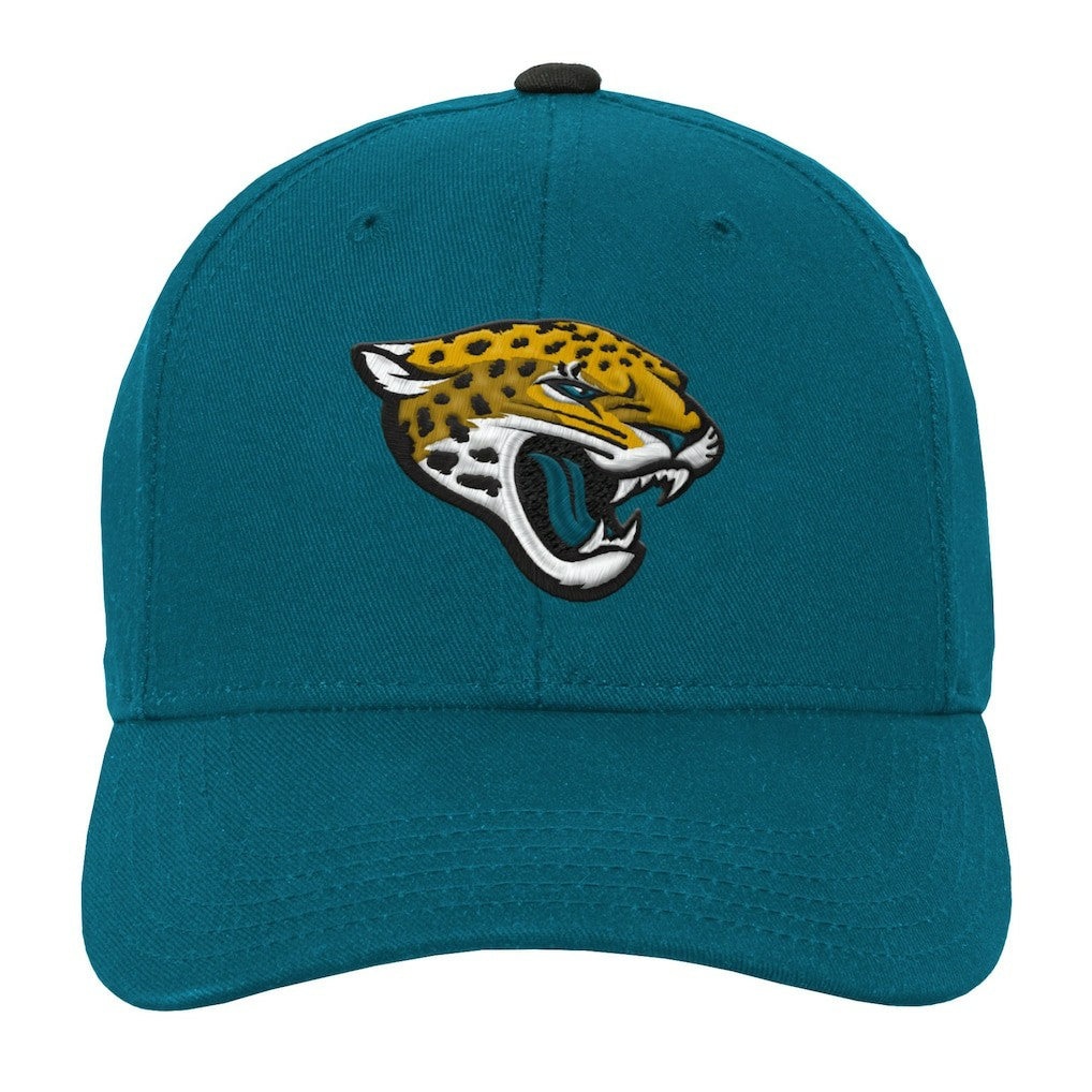 Jacksonville Jaguars Youth Team Pre-Curved Adjustable Hat - Teal - NFL