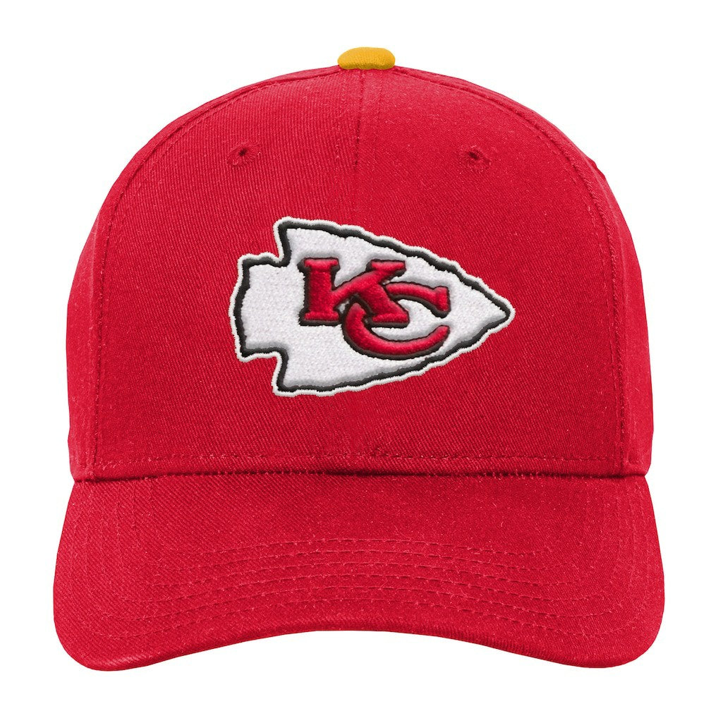 Kansas City Chiefs Youth Team Pre-Curved Adjustable Hat - Red - NFL