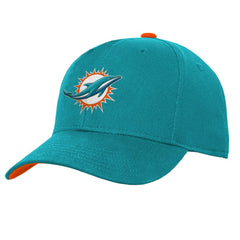 Miami Dolphins Youth Team Pre-Curved Adjustable Hat - Aqua - NFL