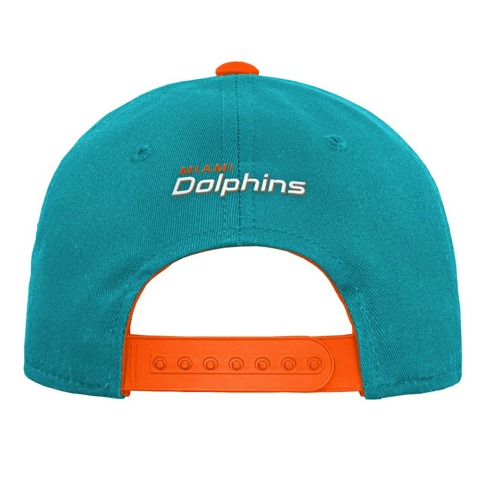 Miami Dolphins Youth Team Pre-Curved Adjustable Hat - Aqua - NFL