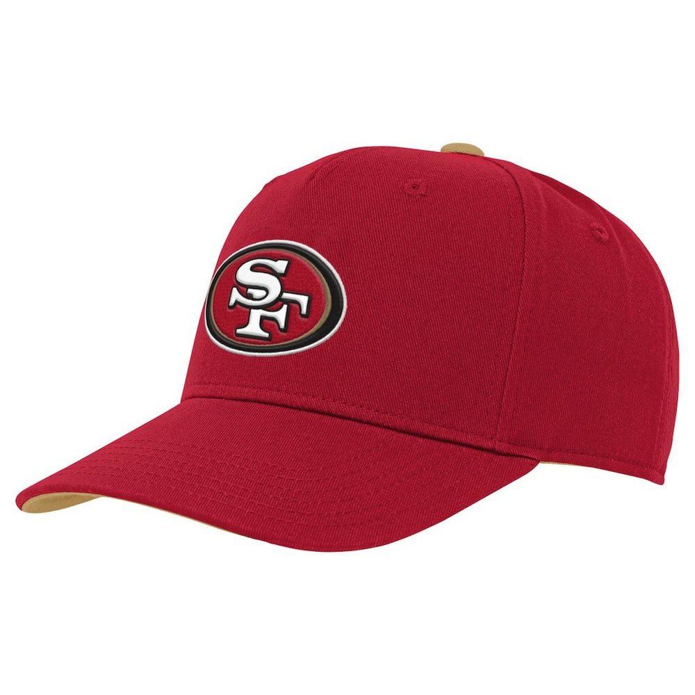 San Francisco 49ers Youth Team Pre-Curved Adjustable Hat - Scarlet - NFL
