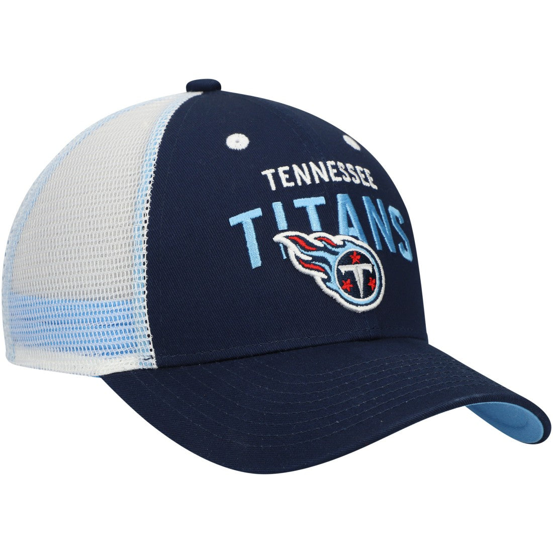 Tennessee Titans Youth Core Lockup Trucker Adjustable Hat - Navy - NFL