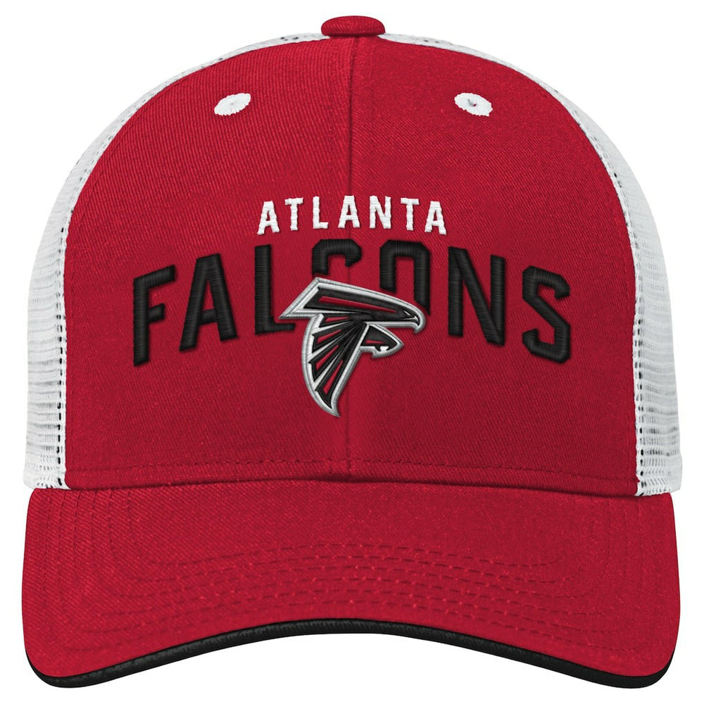 Atlanta Falcons Youth Core Lockup Trucker Adjustable Hat - Red - NFL